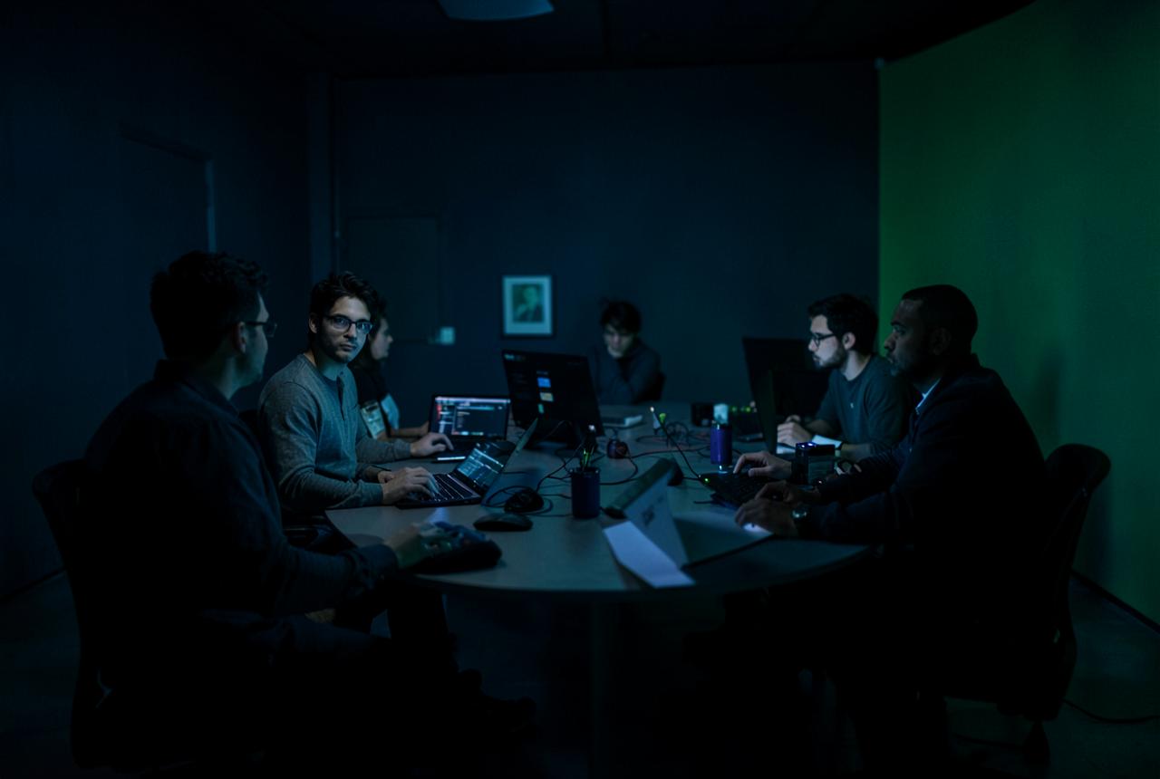 L'équipe GINZA au travail dans son bureau à Libreville
